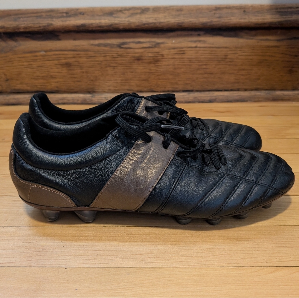 Premium Black and Brown Men's Soccer Cleats